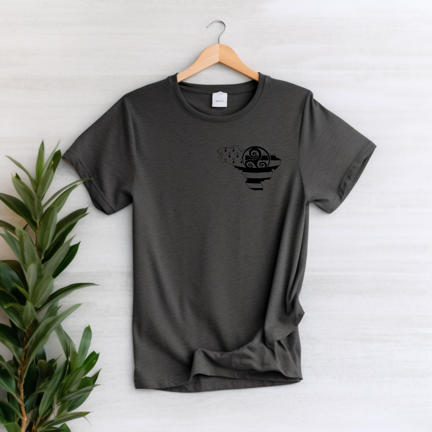 Tee shirt manches courtes flocage avant arrière