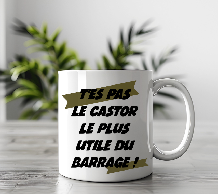 Tasse Humouristique Castor