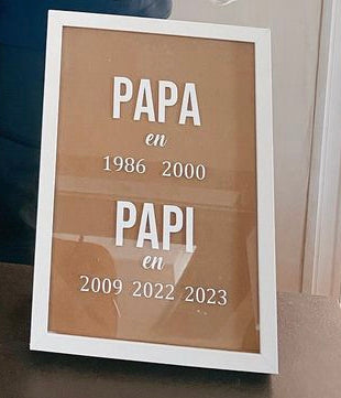 Cadre Papa / Papi