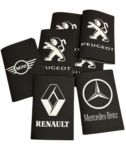 Pochette carte grise personnalisée - Prénom/Texte/Logo au choix