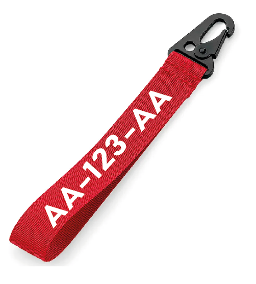Porte-clé Dragonne Immatriculation Personnalisée — Sangle Polyester Résistante | Jegs Sticking