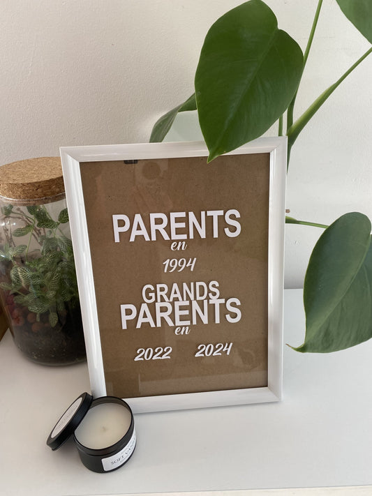 Cadre Parents / Grands-parents