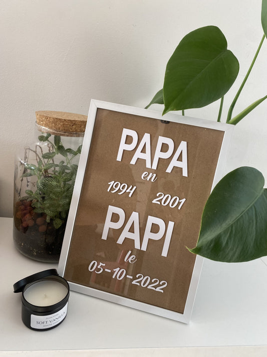 Cadre Papa / Papi
